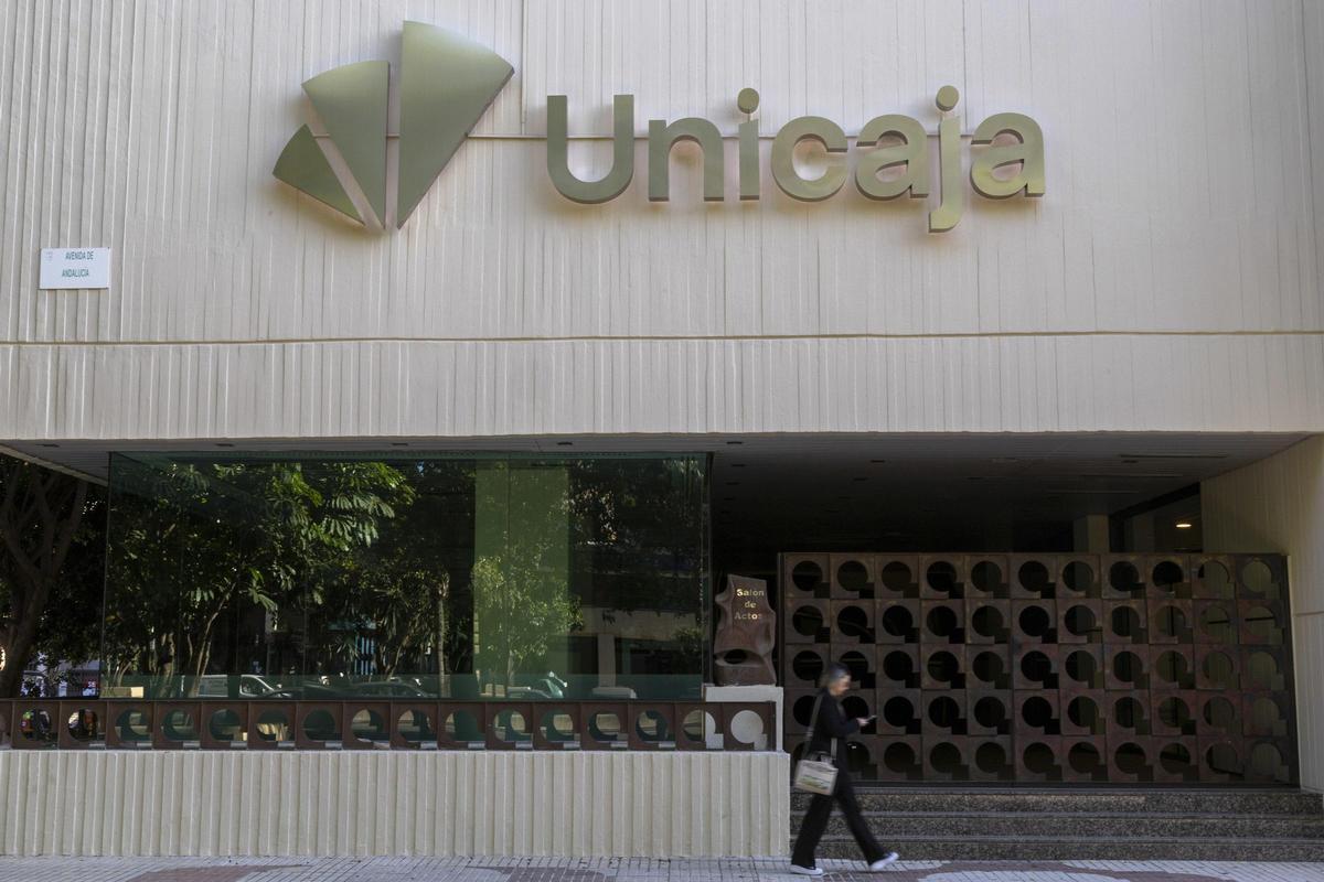 Sede central de Unicaja en Málaga.
