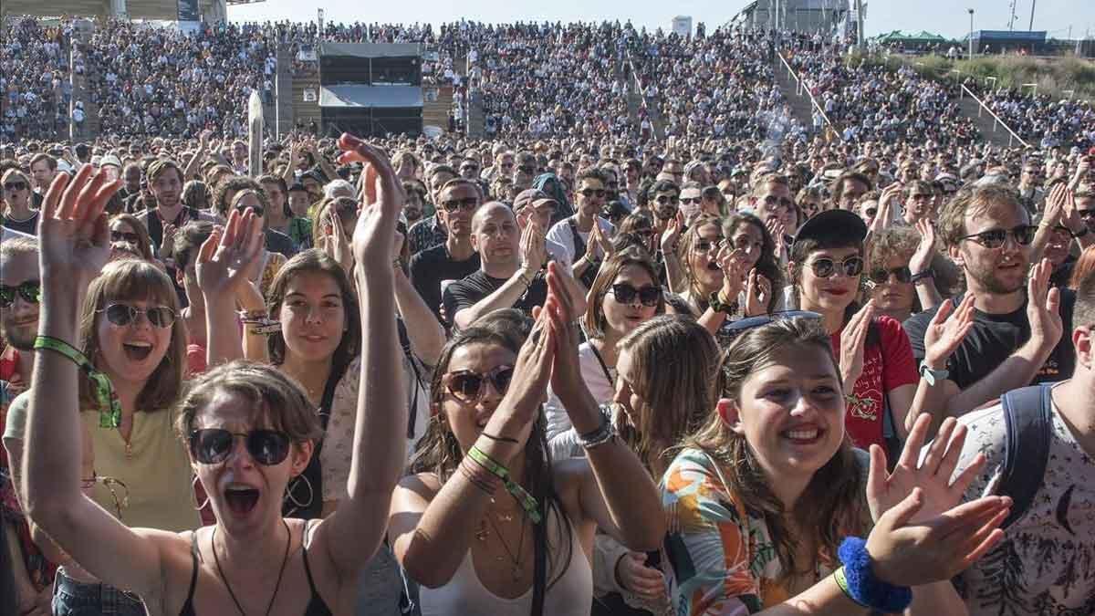 El Primavera Sound se pospone hasta agosto. En la foto, ambiente en la edición del 2019.