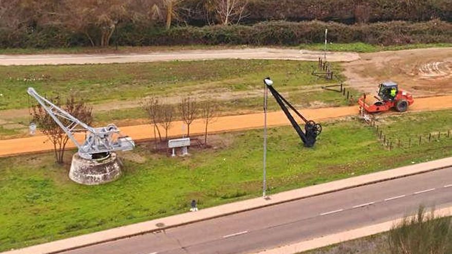 Arranca el arreglo de la vía verde a su paso por Benavente