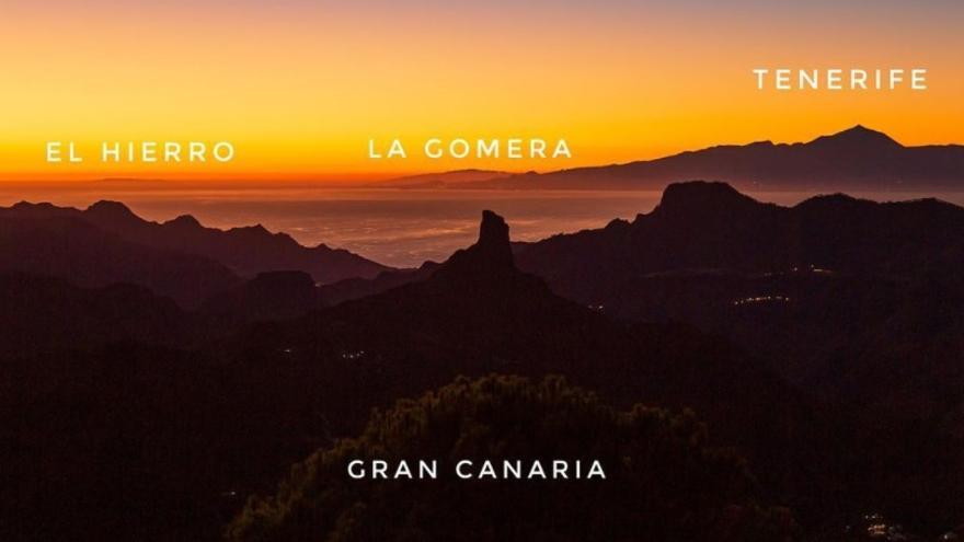 La entrañable historia de un padre y su hijo que vieron todas las islas Canarias desde la cumbre de Gran Canaria