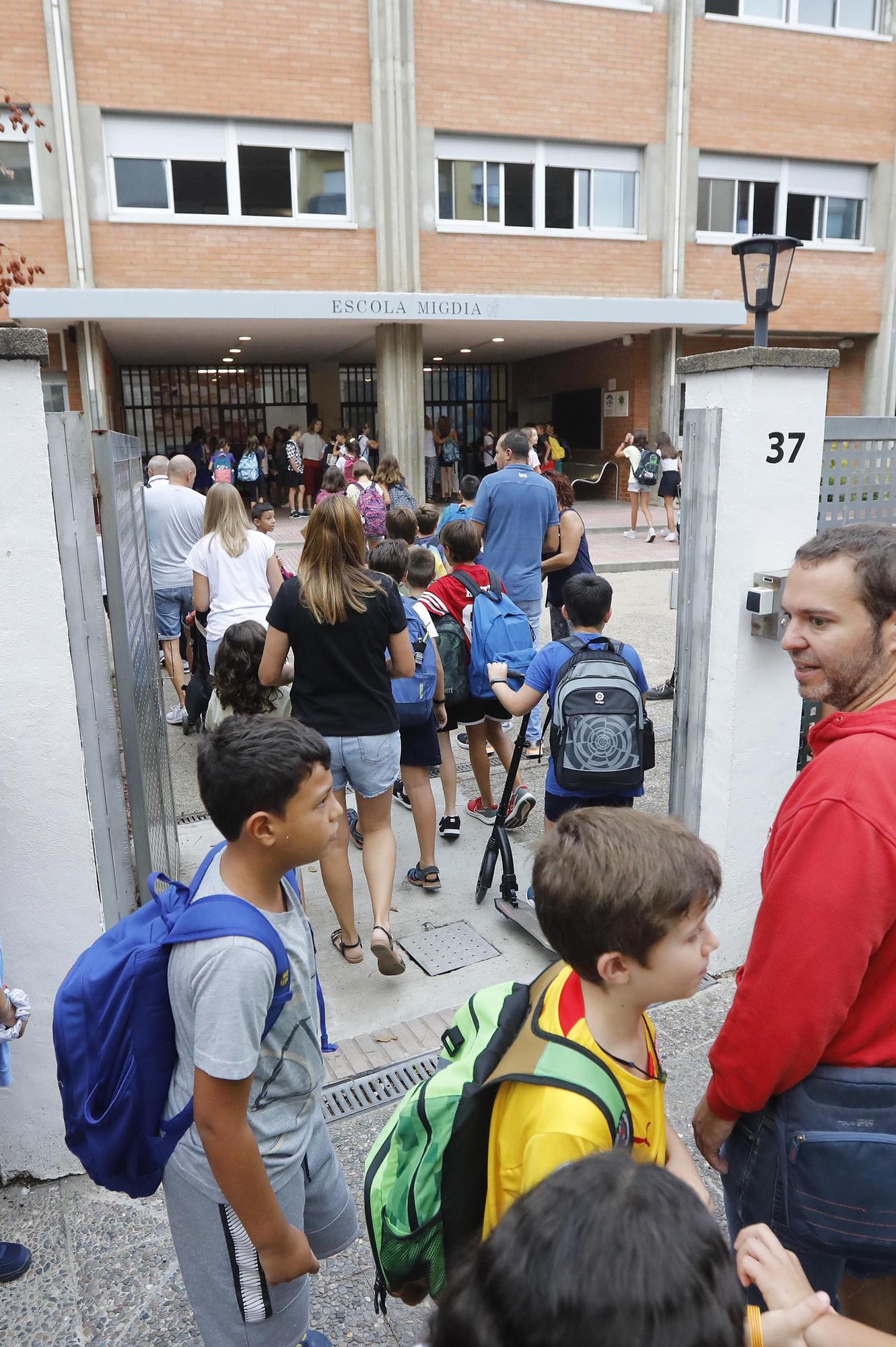 Inici del curs escolar a Girona