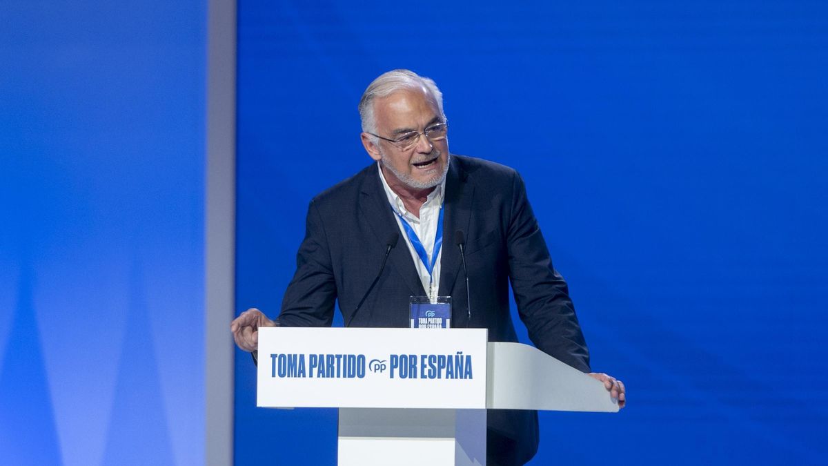 González Pons, durante su intervención en el congreso.