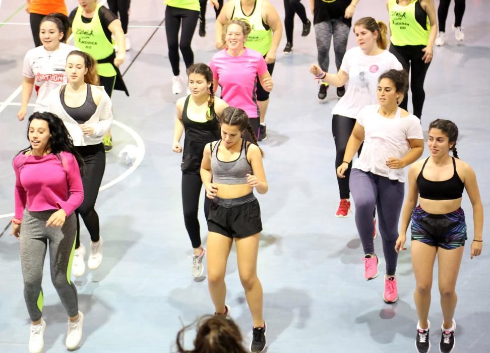 Sesión de zumba en Monte da Vila