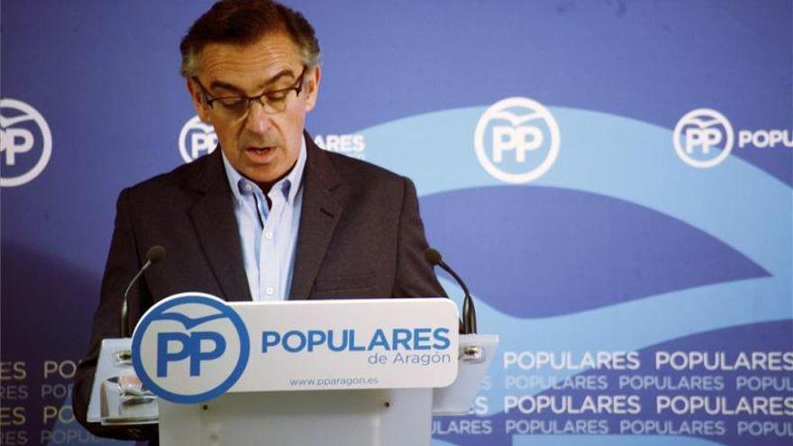 El PP Aragón ve razonable que no haya quita, pero sí reestructuración de la deuda