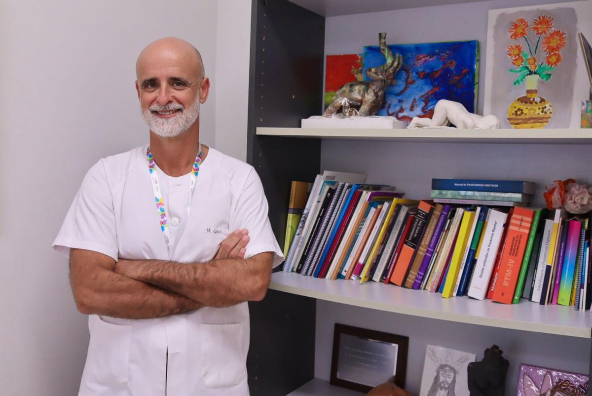 Antonio Bordallo en el Hospital Regional de Málaga.