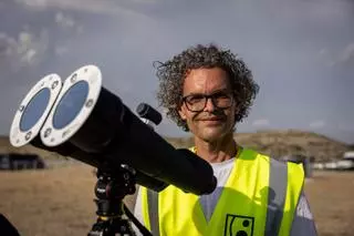 En imágenes | El Observatorio de Javalambre, epicentro de Aragón para presenciar el eclipse.