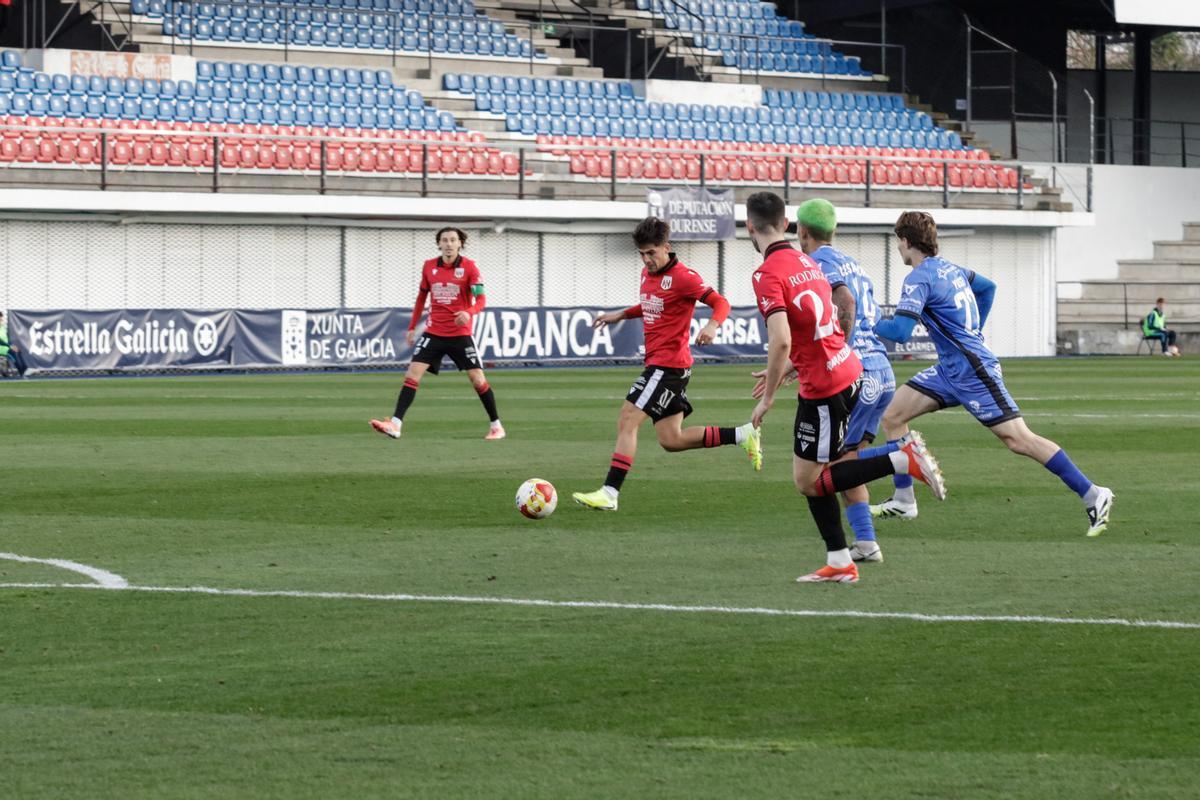 Las imágenes del Ourense - Mérida