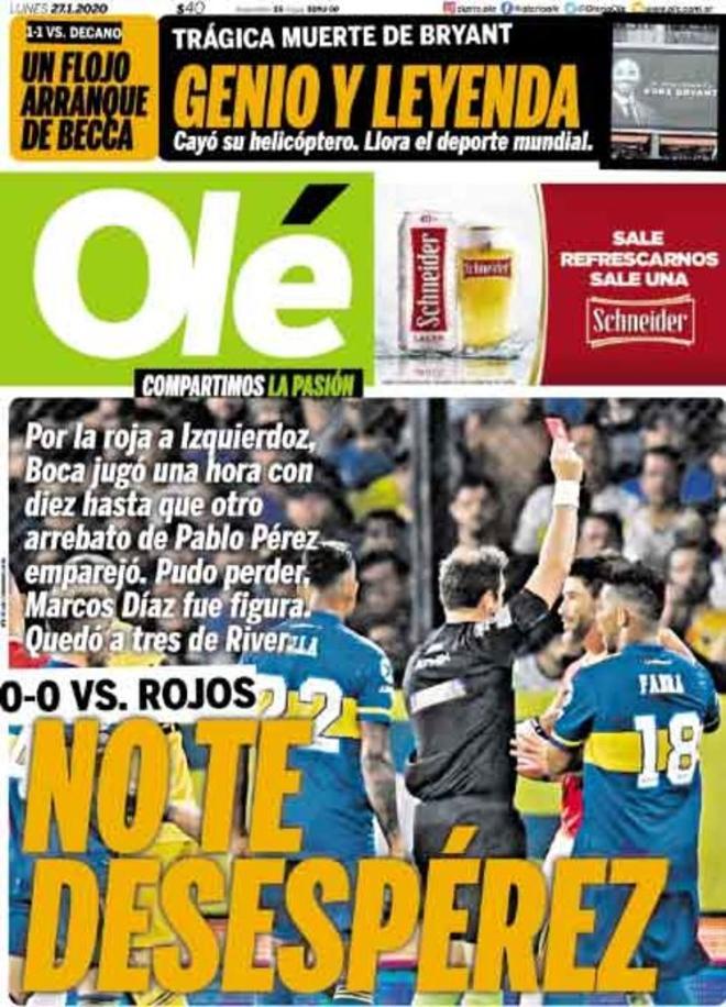 Las portadas del día en la prensa deportiva