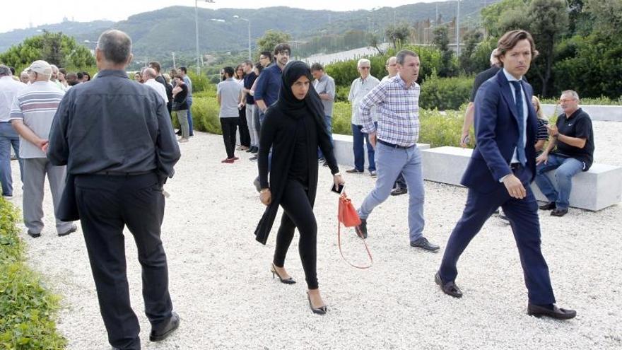 Hamya Al-Thani, hija del jeque, y Joaquín Jofre.