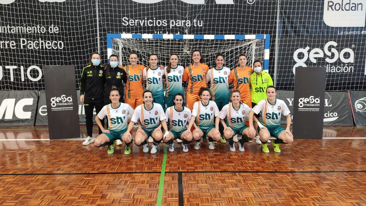 STV Roldán en el partido ante el Penya Esplugues