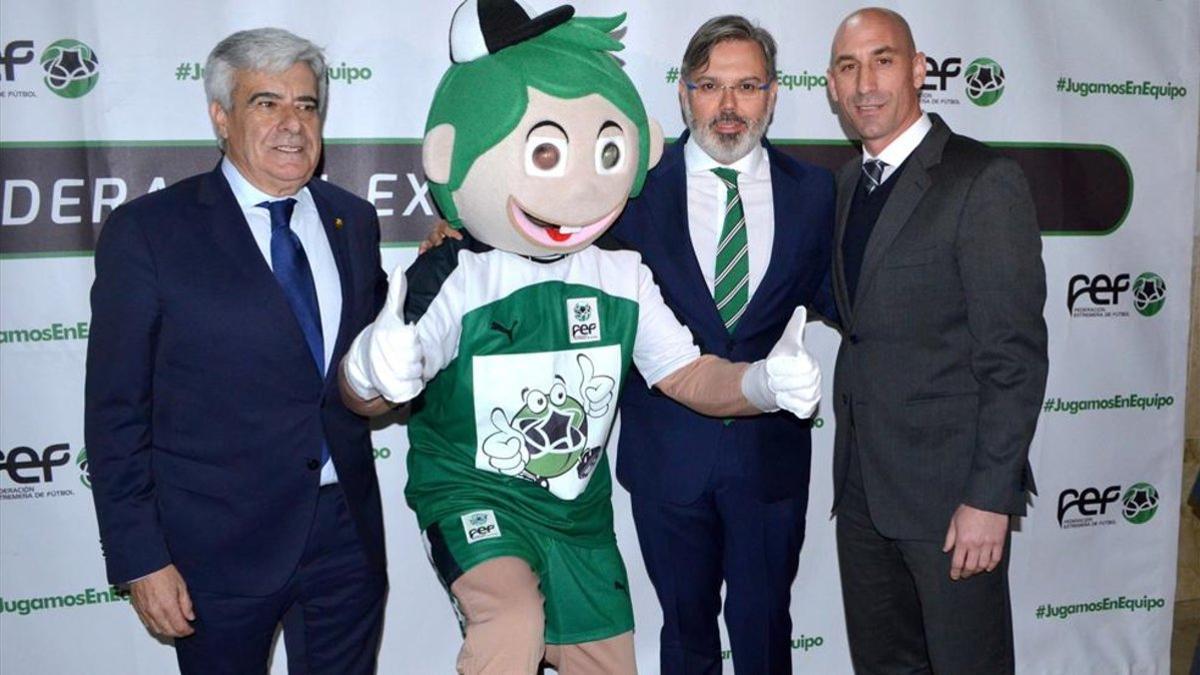Rubiales ha participado Gala del Fútbol Extremeño
