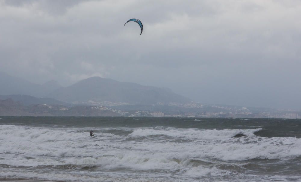 Temporal en la playa de San Juan