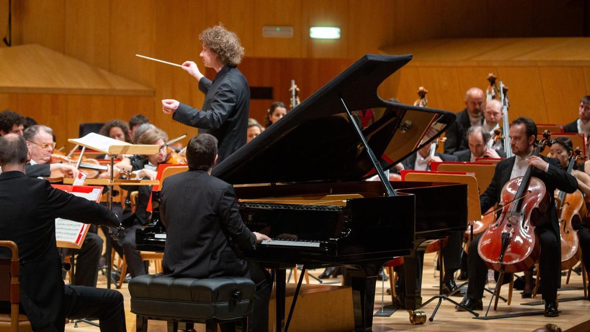 La Philharmonia Orchestra durante el concierto de este martes.