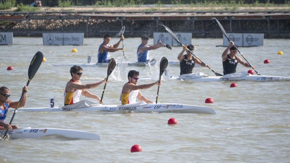 Paco Cubelos e Iñigo Peña logran quedar segundos en el K2 1000