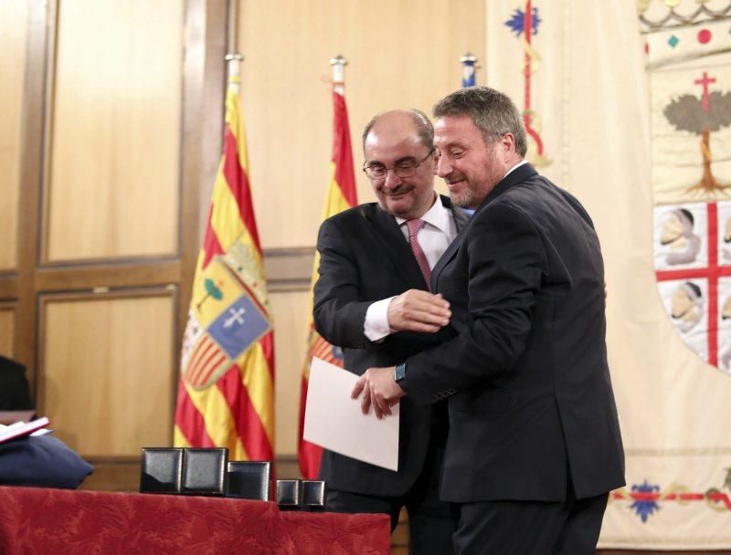 Toma de posesión de las consejeras y consejeros del Gobierno de Aragón