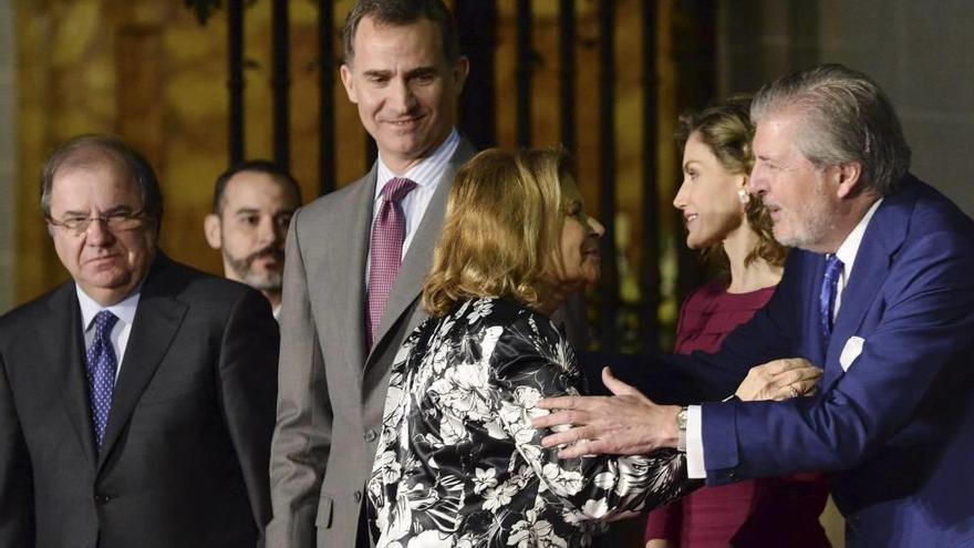 Carme Riera, durante la ceremonia de entrega de premios.