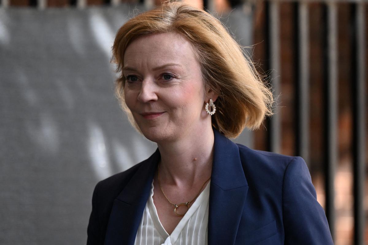 La ministra de Exteriores británica Liz Truss, una de las posibles candidatas a sustituir a Boris Johnson como primer ministro.