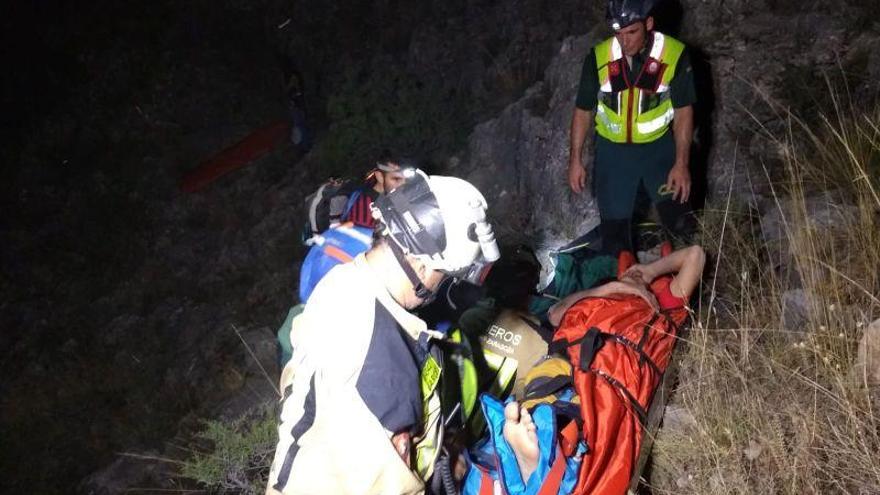 Herido grave un montañero al caer desde 20 metros en la zona del Pantano de Mezalocha