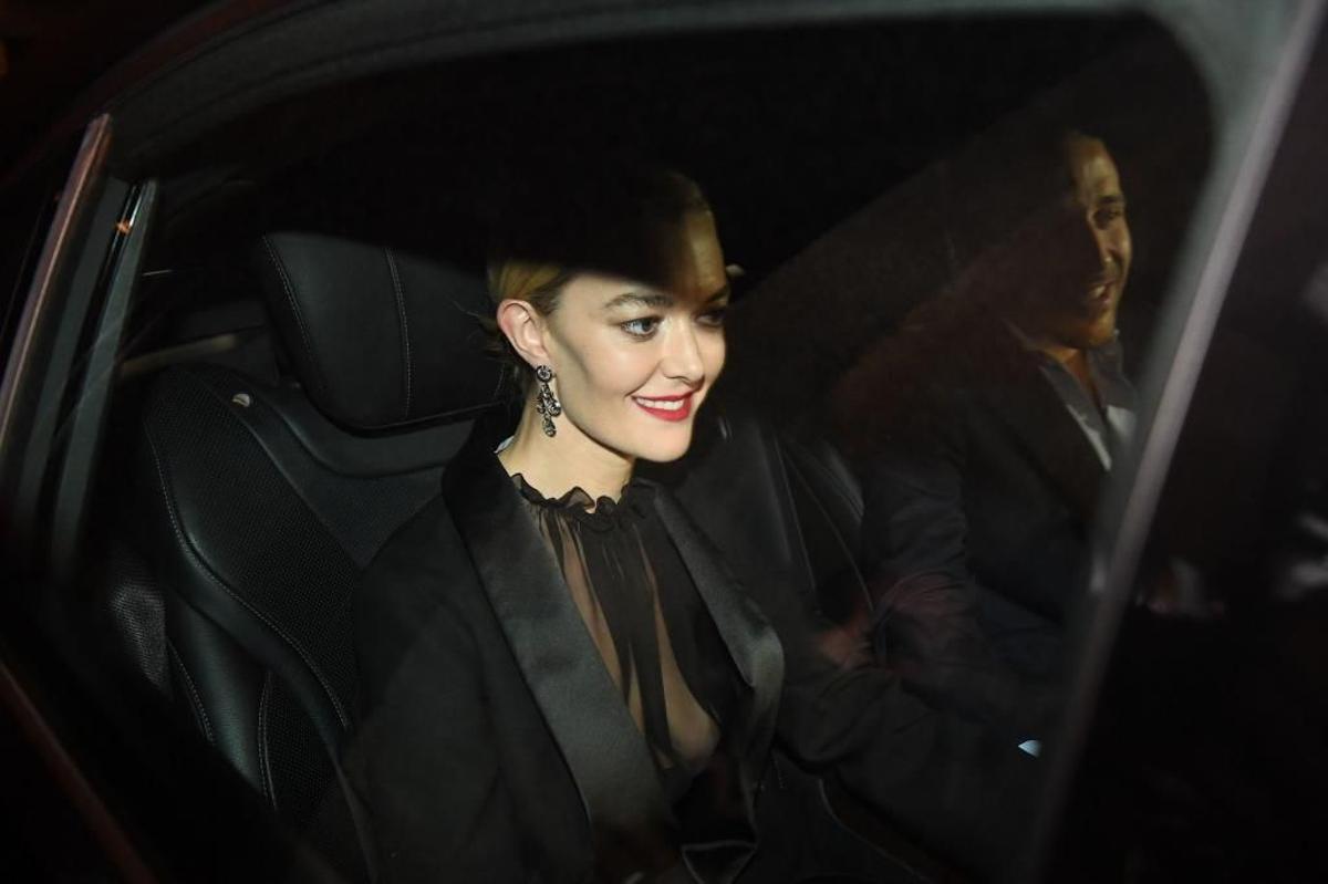 Marta Ortega, durante la celebración de su boda en 2018.