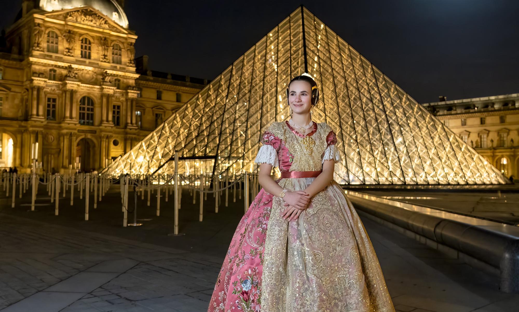 Nerea López Maestre ha sido la última fallera mayor de València que ha visitado París