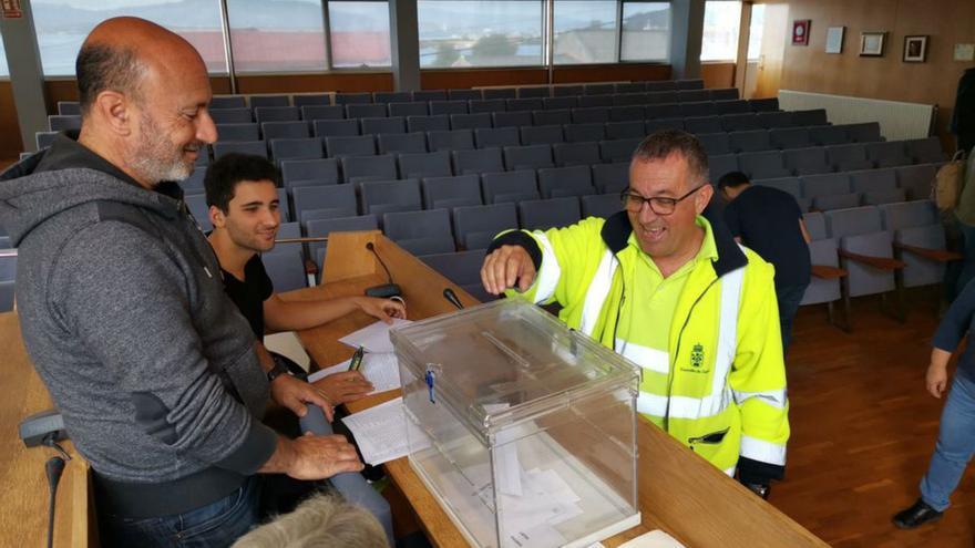 Elecciones sindicales en Cangas en 2019.   | // GONZALO NUÑEZ