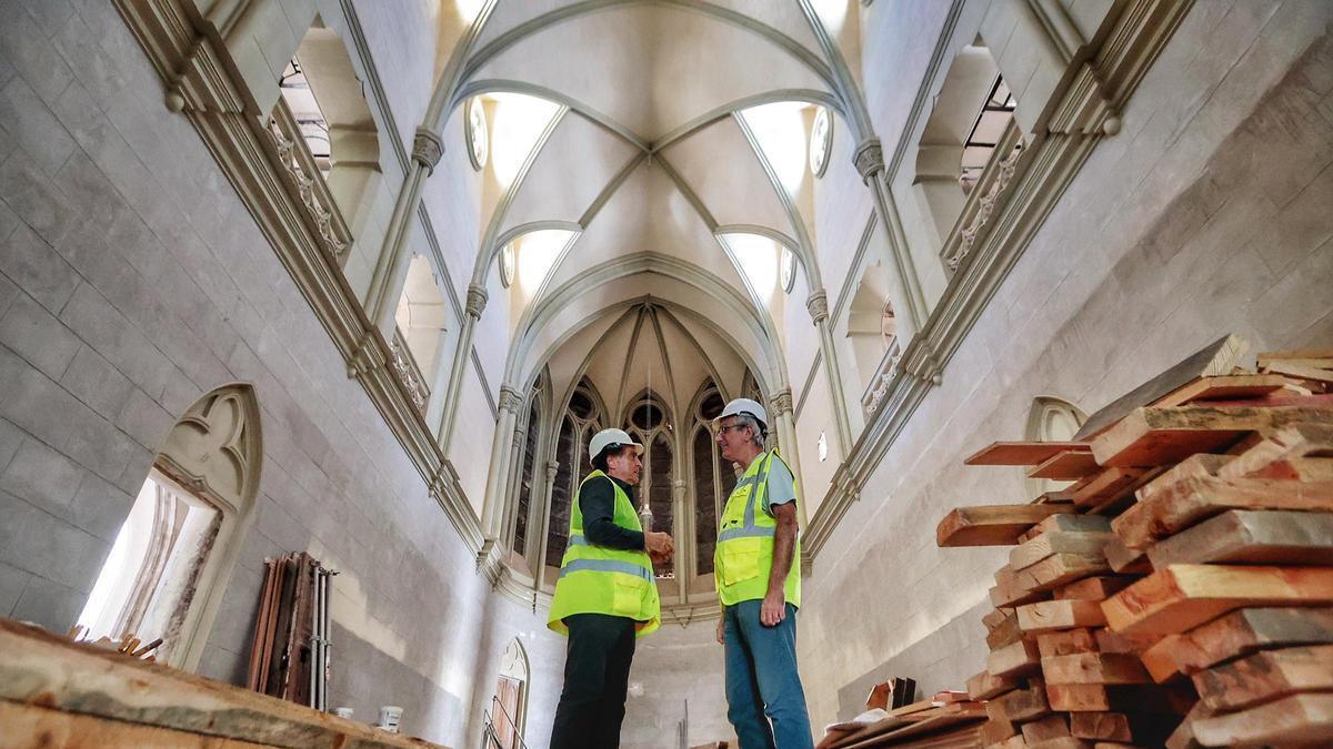 Visita a las obras del Viera y Clavijo