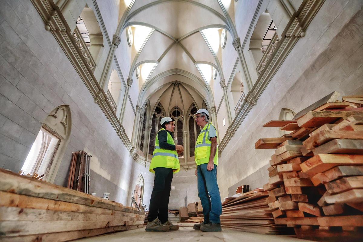 Visita a las obras del Viera y Clavijo Visita a las obras del Viera y Clavijo
