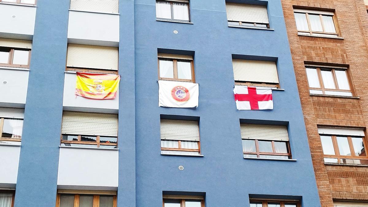 Las banderas de España e Inglaterra en el Quirinal