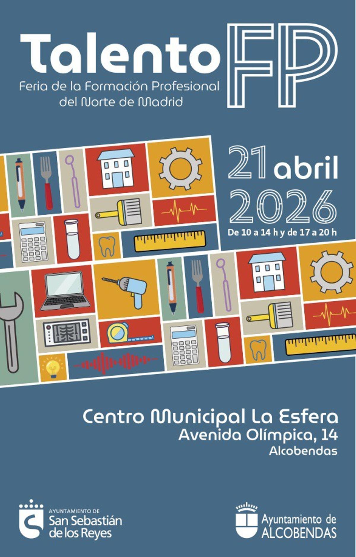 Cartel de la feria Talento FP.