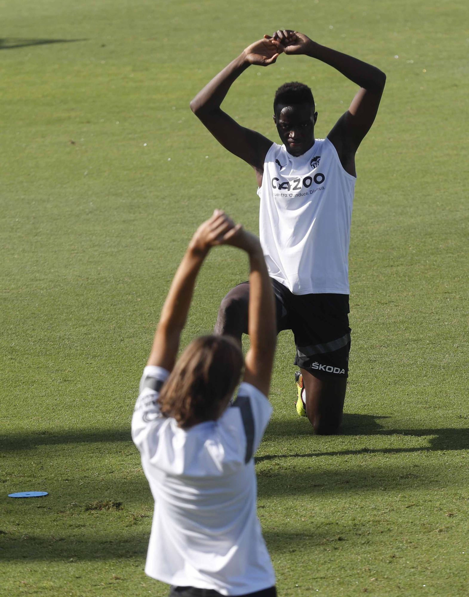 Entrenamiento previo a la segunda jornada de Laliga frente al Athletic de Bilbao