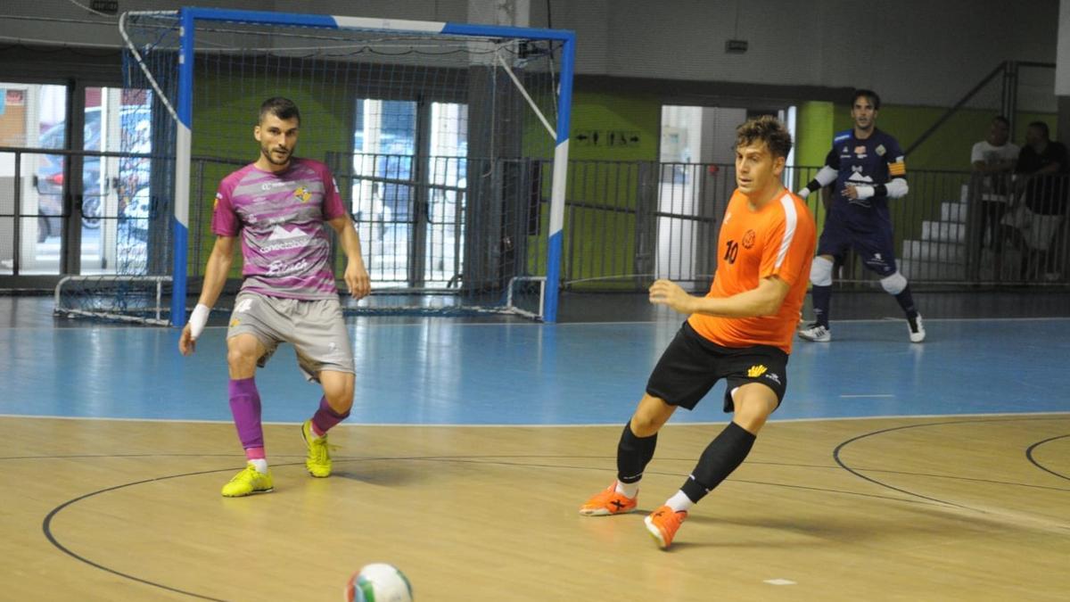 Partido entre el Industrias Santa Coloma  y el Palma Futsal.