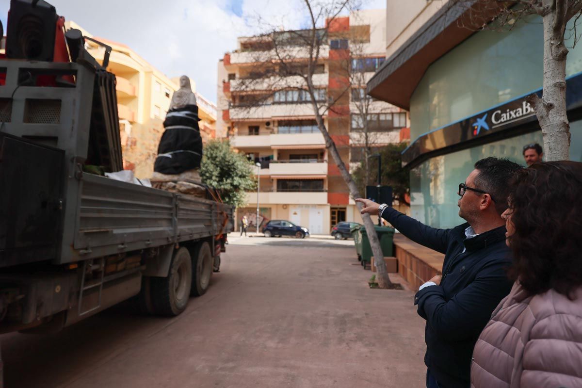 Galería: Todas las imagenes del traslado de la pagesa de Ibzia a su nueva ubicación