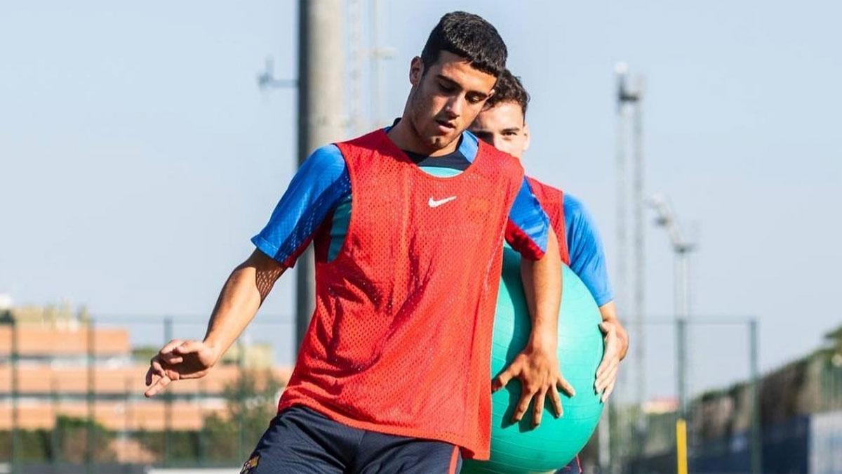 Ángel Alarcón entrenando