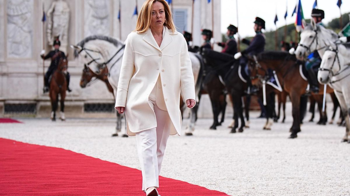 La primera ministra italiana, Giorgia Meloni