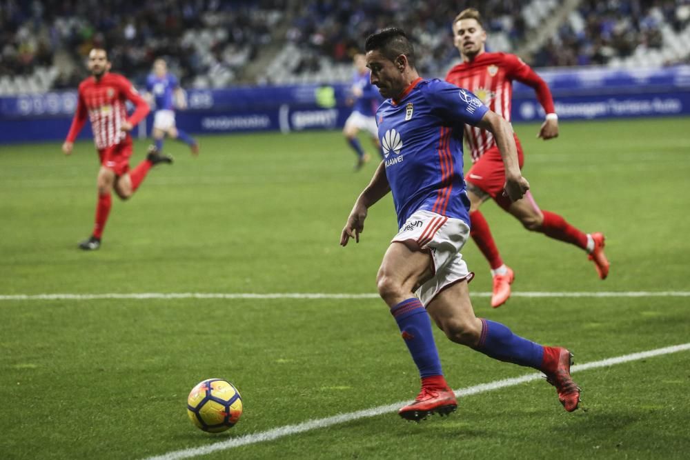 Partido en el Carlos Tartiere entre el Oviedo y el Almería