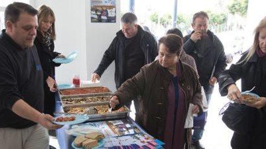 Aperitivo de la Fira des gerret en el Mercat Nou