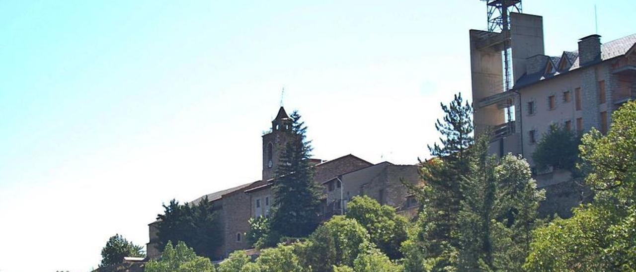 L&#039;antiga antena de telefonica de Bellver de Cerdanya