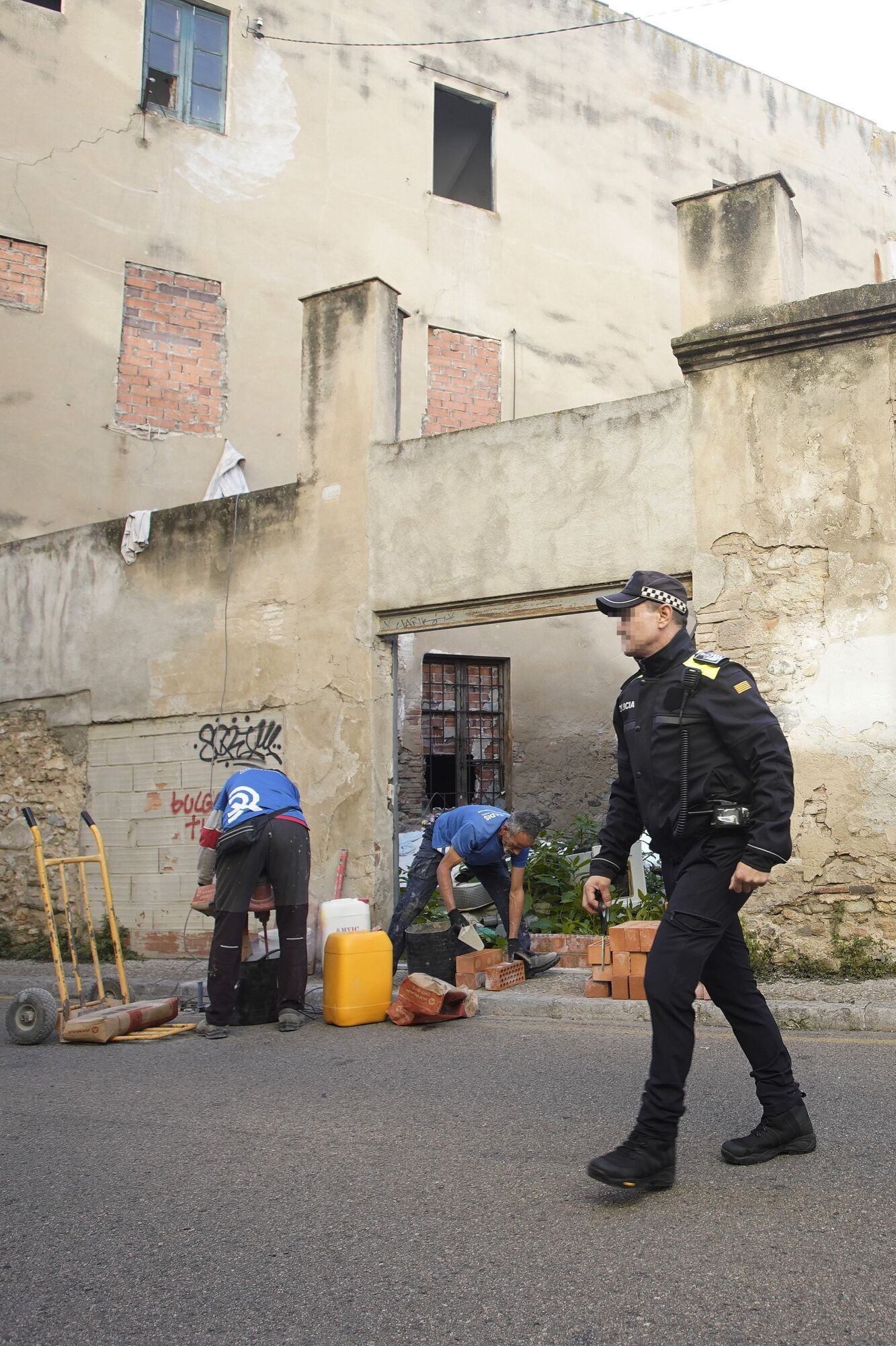 Girona carrer Tomàs Mieres desallotjament edifici ocupat