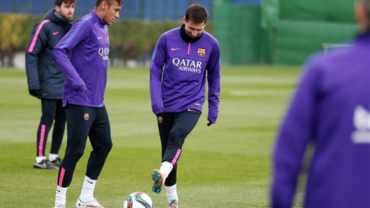 Messi y Neymar liderarán la ofensiva azulgrana ante el Atlético
