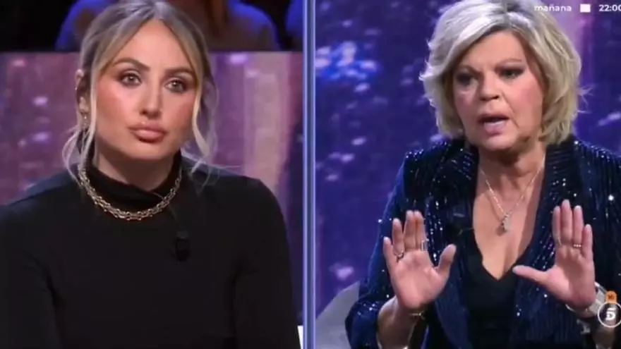 Rocío Flores acorrala a Terelu Campos en 'De viernes' por su “doble rasero” en una bronca brutal repleta de reproches y amenazas: “¿Para tu consuegro sí y para mi padre no?”