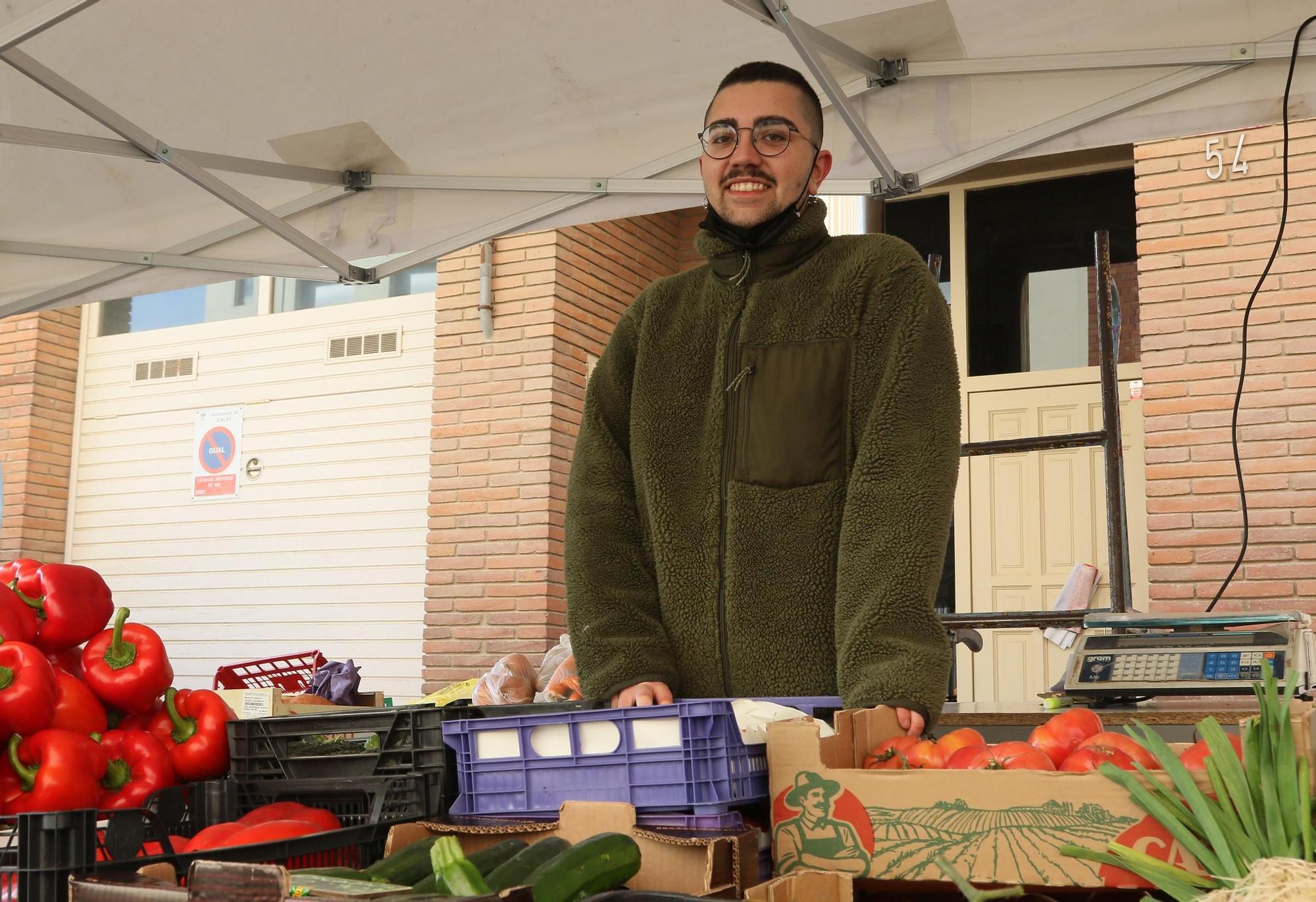 Primer dia de mercat a Calaf