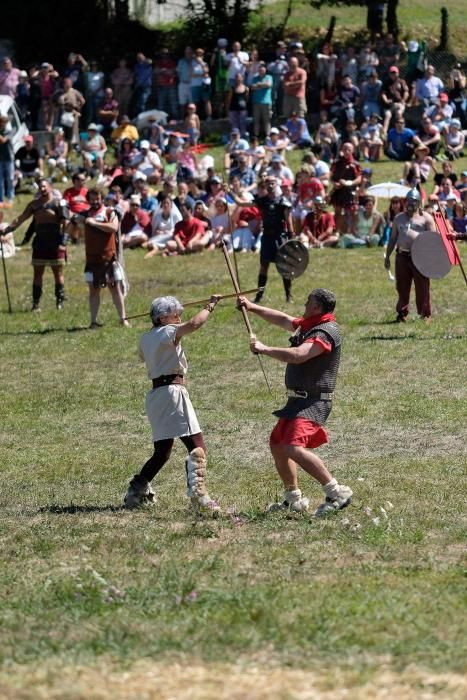 Batalla en la fiesta Astur romana en Carabanzo