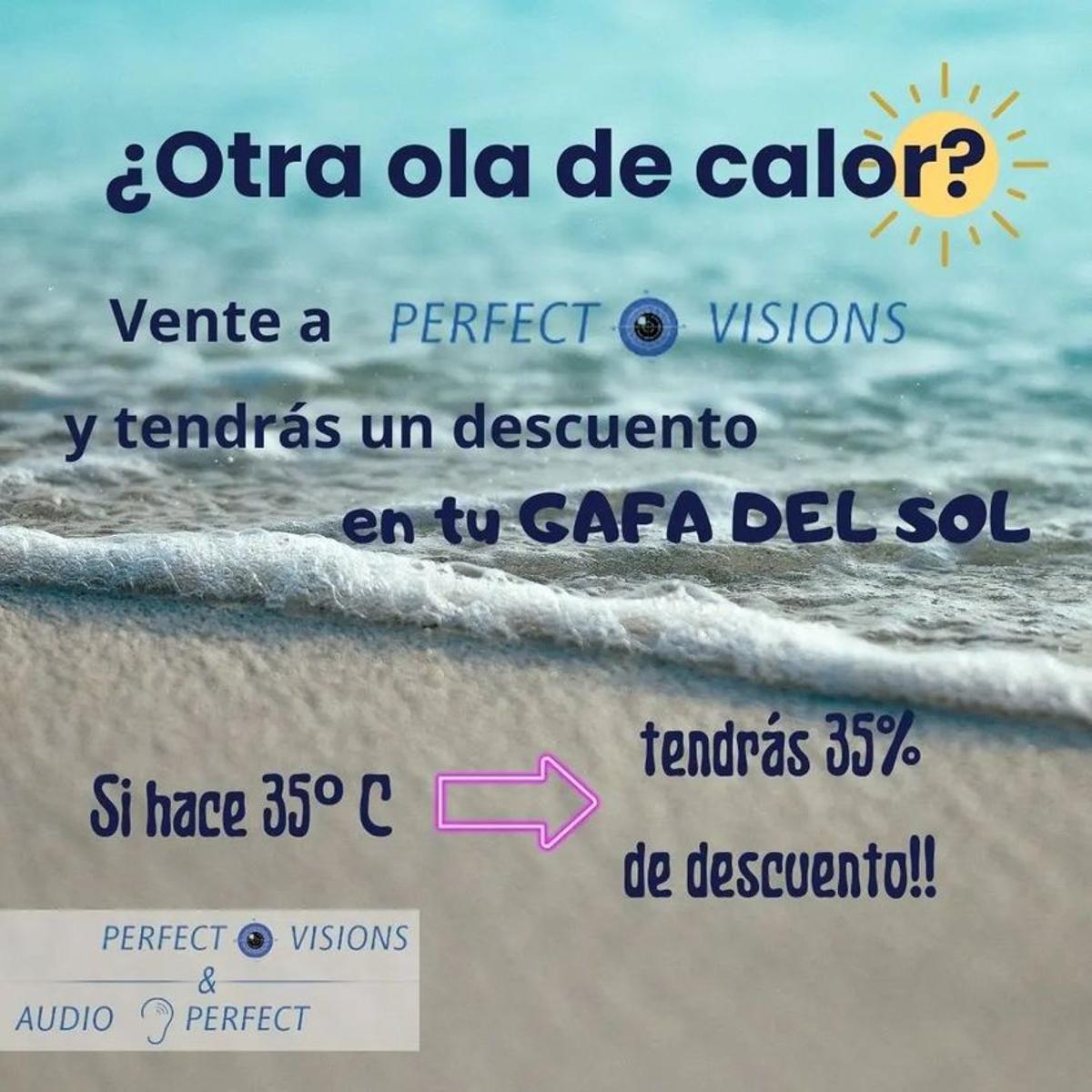 Ofertas para el verano en gafas de sol de PerfectVisions.