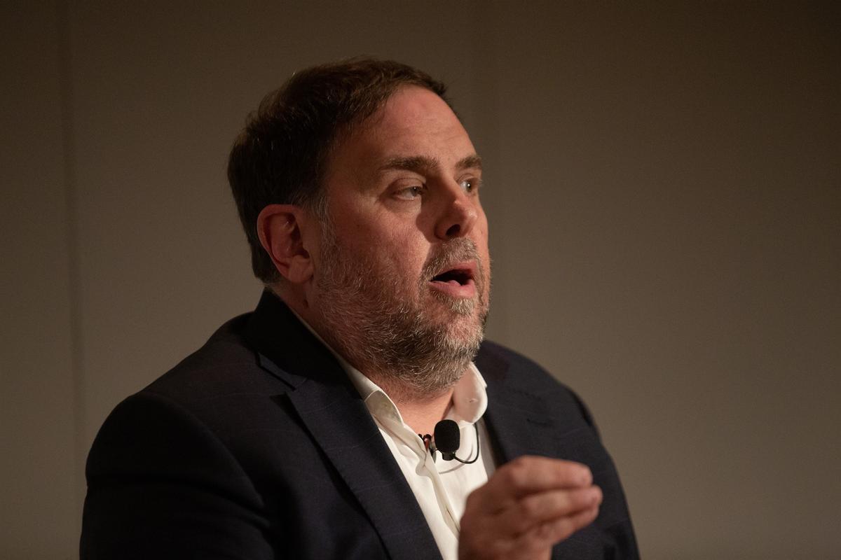El presidente de ERC, Oriol Junqueras