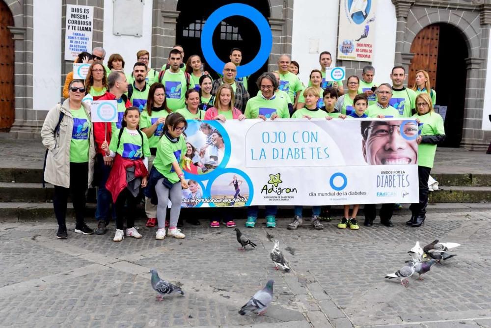 Día Mundial por la Diabetes en la plaza de Teror