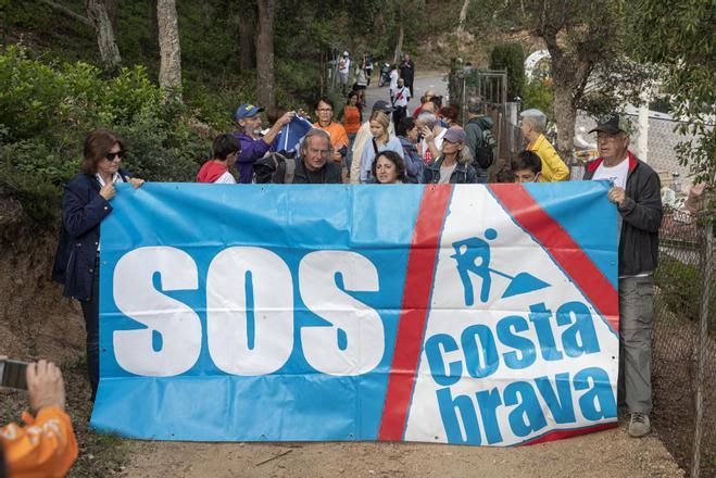 Manifestació de SOS Costa Brava