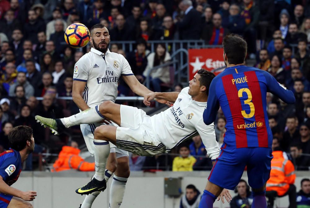 El Barcelona - Real Madrid, en imágenes