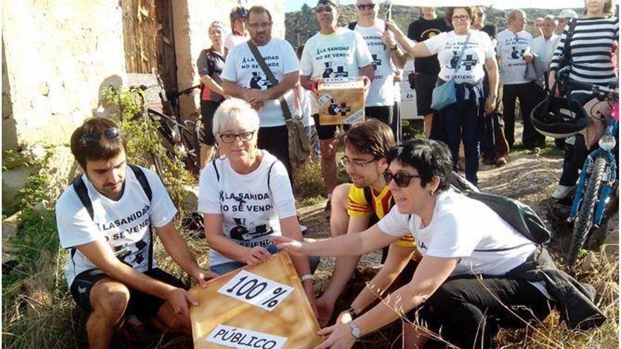 La plataforma del Bajo Aragón no asiste a la primera piedra del hospital