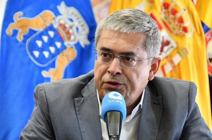 07/05/2019 LAS PALMAS DE GRAN CANARIA. .Los candidatos de los principales partidos al Cabildo de Gran Canaria contrastan sus propuestas en un debate organizado or la cadena COPE, en el Real Club Náutico de Gran Canaria. Nueva Canarias, Antonio Morales. JxGC Coalición Canaria, José Miguel Bravo de Laguna. PP AV, Marco Aurelio Pérez. Sí Podemos, Sara Ramírez. PSOE, Luis Ibarra.  Fotógrafa: YAIZA SOCORRO.  | 07/05/2019 | Fotógrafo: Yaiza Socorro