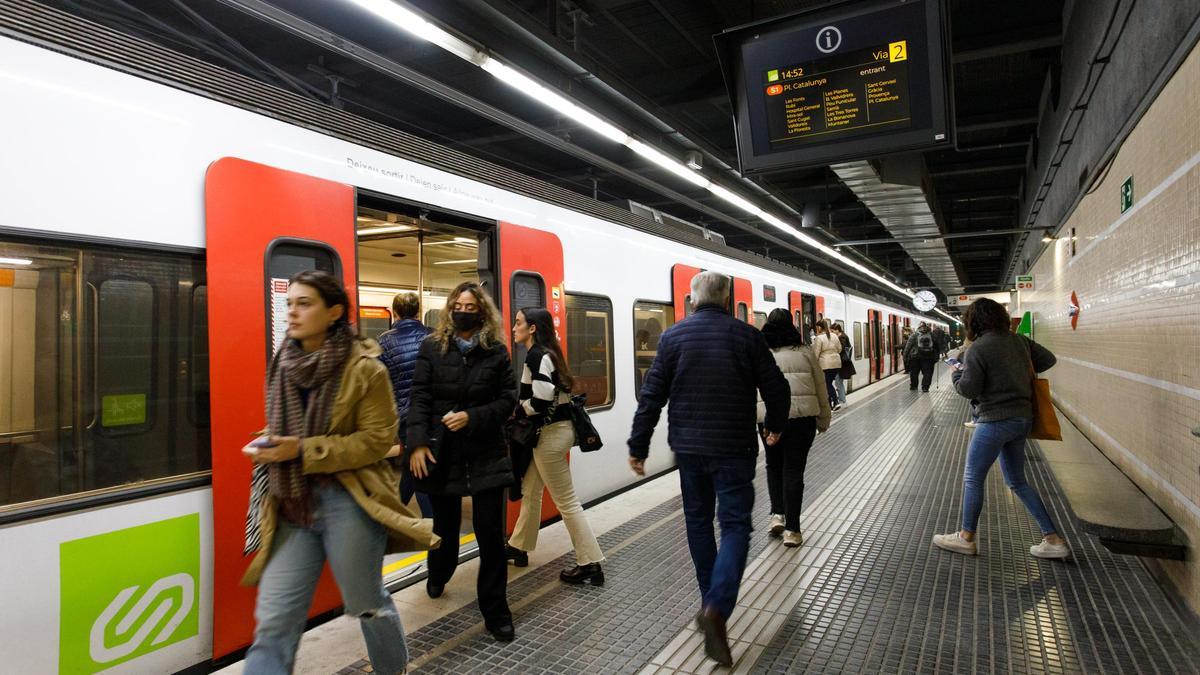 Estación de Terrassa Rambla de la Línea S1 de los Ferrocarrils Catalans de la Generalitat